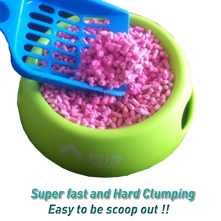 ISO Certificated Best Clumping Cat litter Fluashable